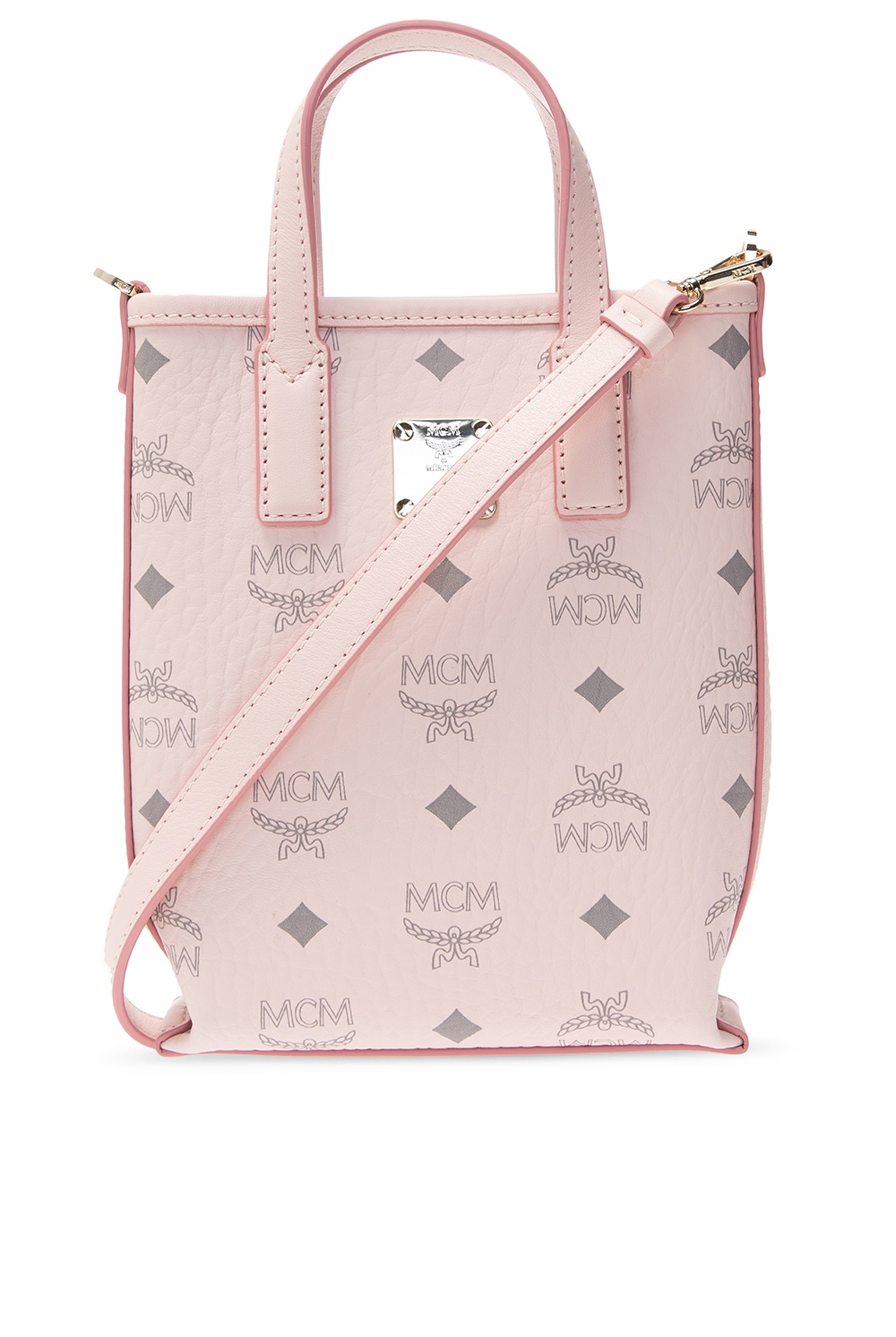 Mcm shoulder bag on sale pink